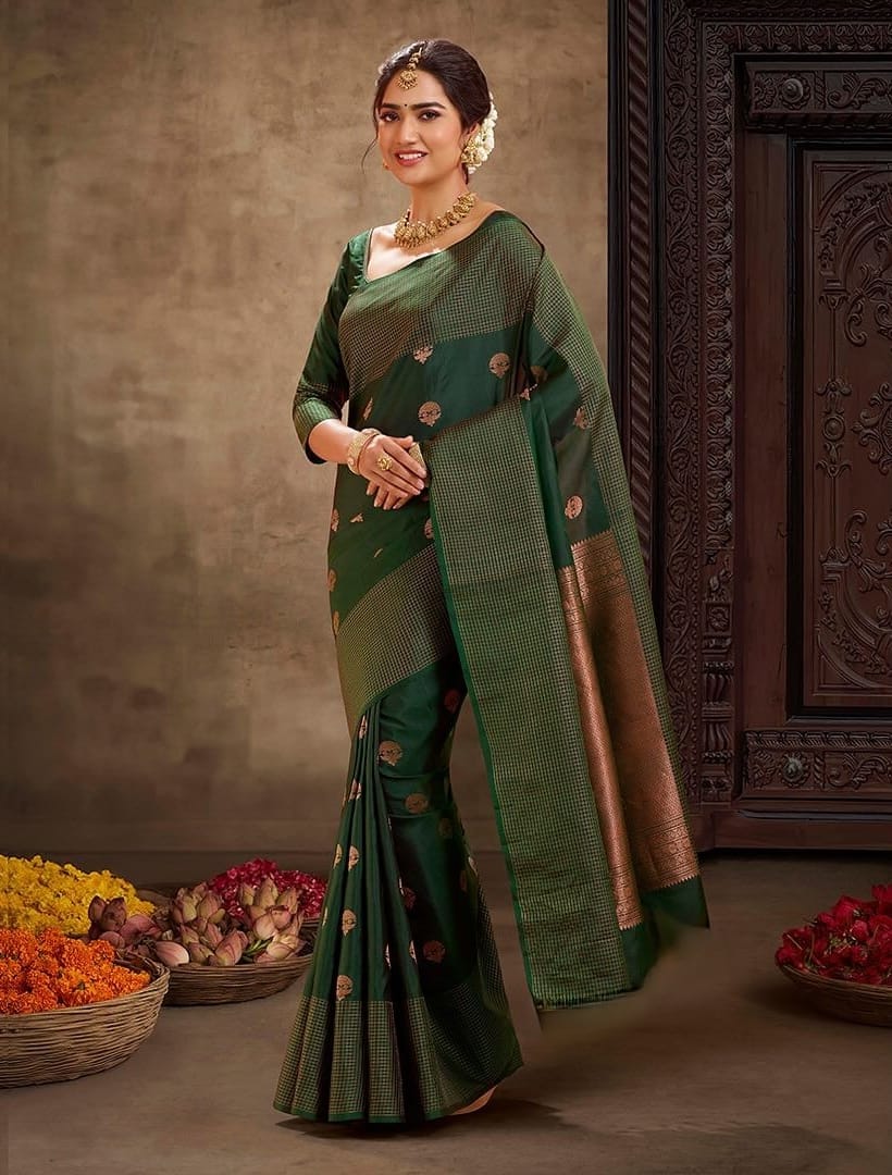 Beautiful Banarasi Soft Silk Saree