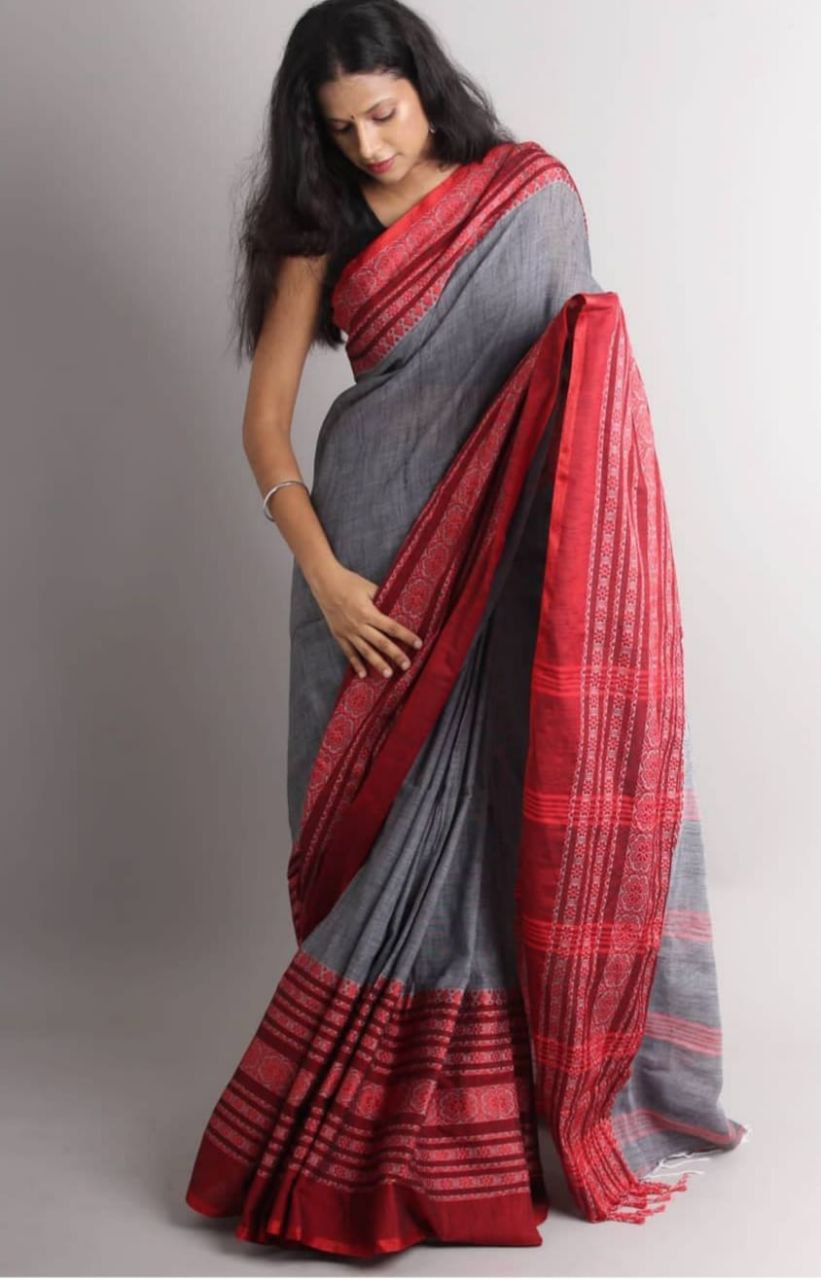 Mono Cotton Printed Saree