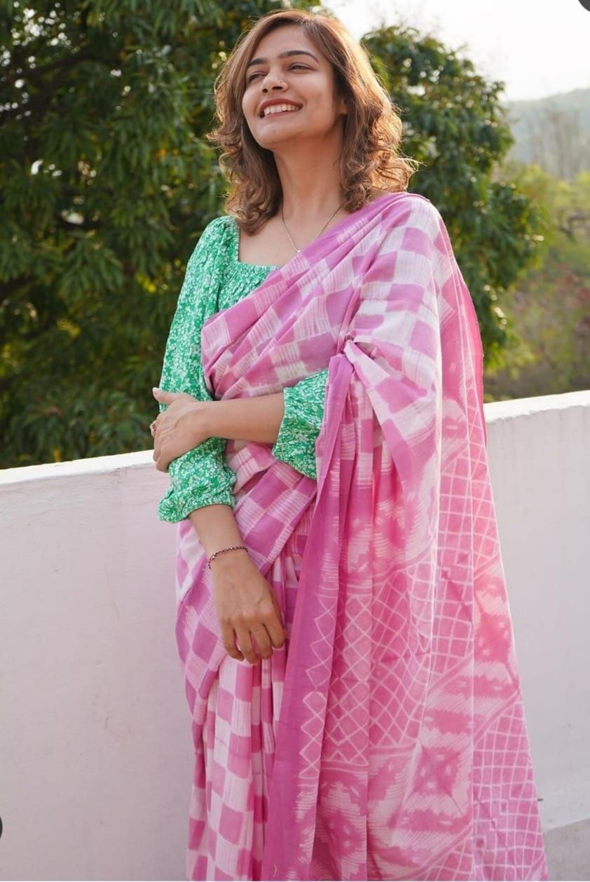 Printed Daily Wear Chiffon Saree