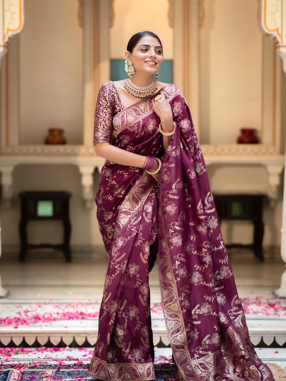 Pure Banarasi Silk Saree