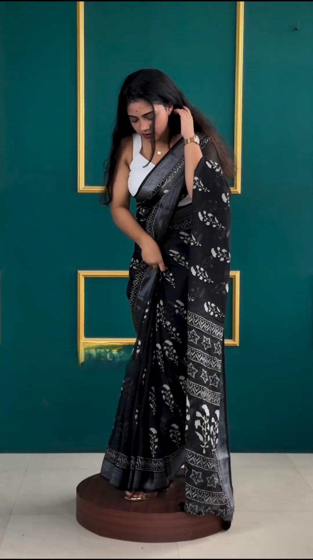 Black Color Pure Soft Silk Beatifull Saree