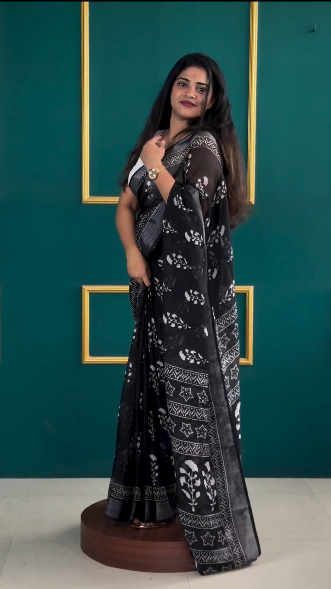 Black Color Pure Soft Silk Beatifull Saree