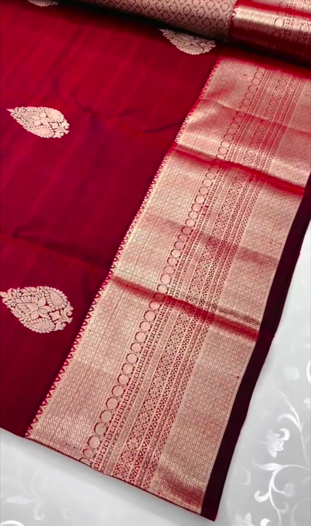 Exclusive Maroon kanchivaram Slik Sarees