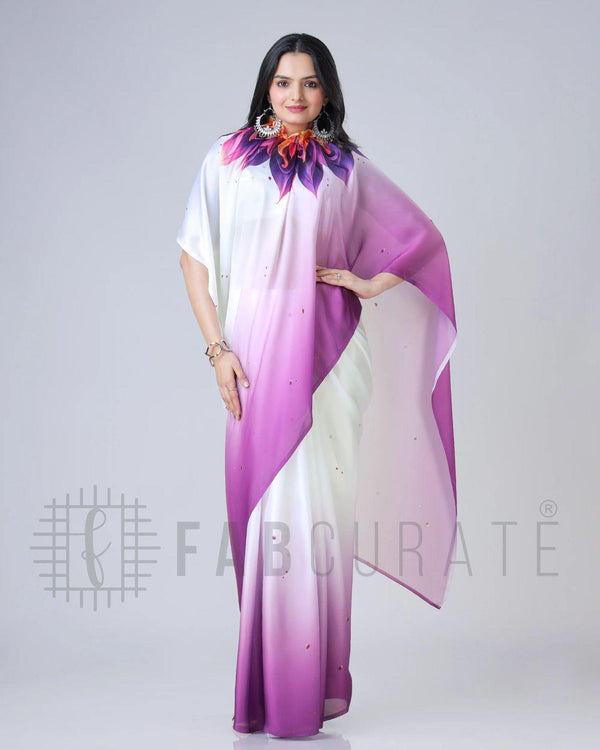 New Fancy Soft Crepe Silk Saree