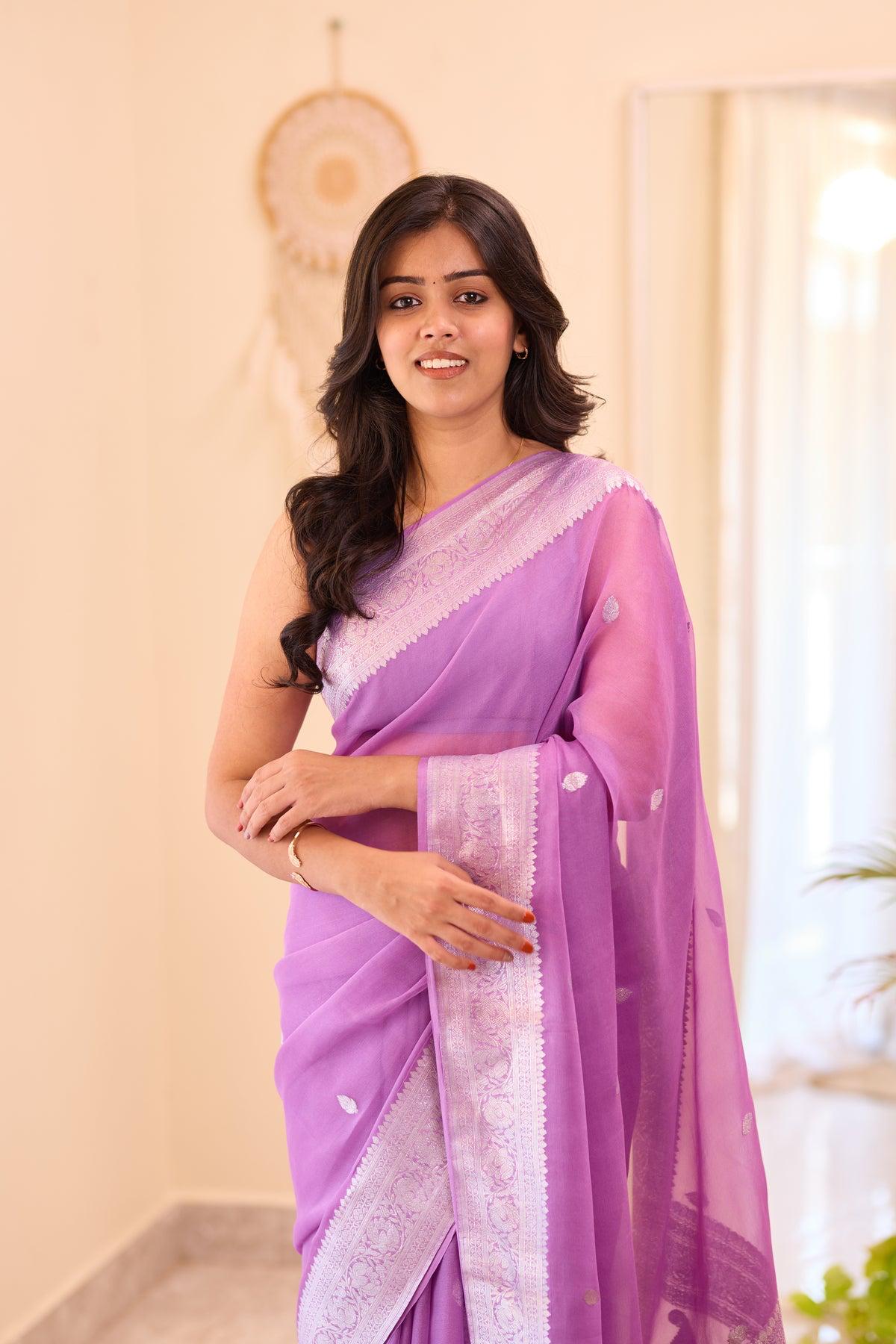 Ocean Blue Cotton Silk Saree With Scintillating Blouse Piece